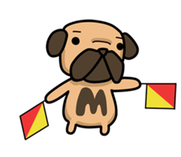 Dear Mr.Pug2 sticker #15610990