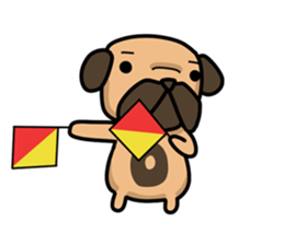 Dear Mr.Pug2 sticker #15610992