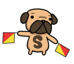 Dear Mr.Pug2 sticker #15610996