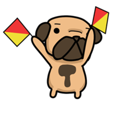 Dear Mr.Pug2 sticker #15610997