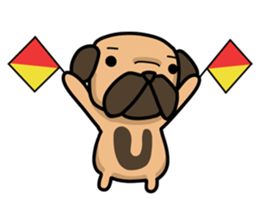 Dear Mr.Pug2 sticker #15610998