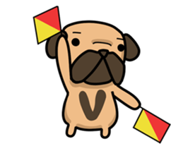 Dear Mr.Pug2 sticker #15610999