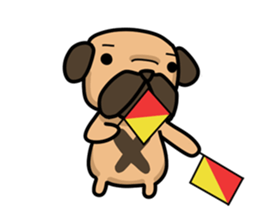 Dear Mr.Pug2 sticker #15611001