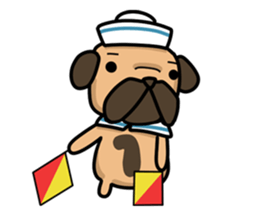 Dear Mr.Pug2 sticker #15611004