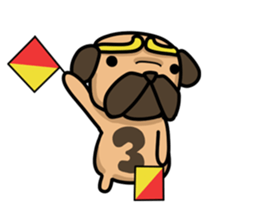 Dear Mr.Pug2 sticker #15611006