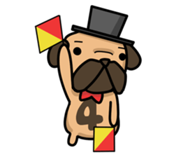 Dear Mr.Pug2 sticker #15611007