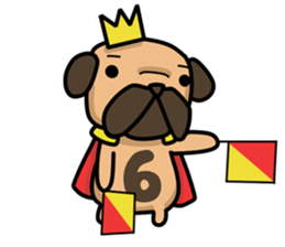 Dear Mr.Pug2 sticker #15611009