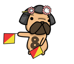 Dear Mr.Pug2 sticker #15611011