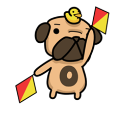 Dear Mr.Pug2 sticker #15611013