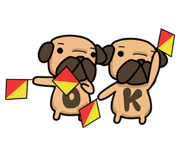 Dear Mr.Pug2 sticker #15611015