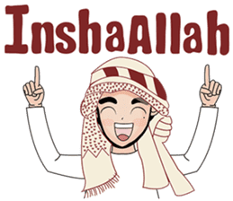 Happy Arab guy sticker #15611078
