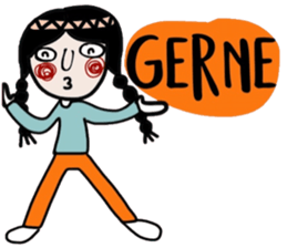 Mimi in Deutsch sticker #15611114