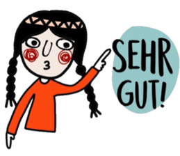 Mimi in Deutsch sticker #15611136