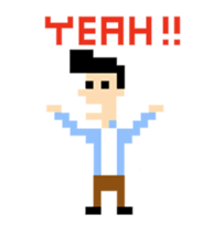 Howard the player (8bit) sticker #15612083