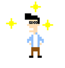 Howard the player (8bit) sticker #15612084