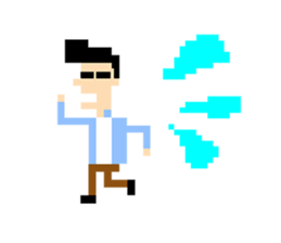 Howard the player (8bit) sticker #15612085
