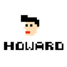 Howard the player (8bit) sticker #15612090