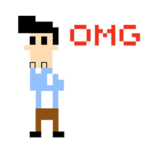 Howard the player (8bit) sticker #15612096