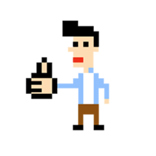 Howard the player (8bit) sticker #15612097