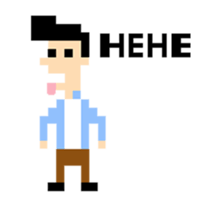 Howard the player (8bit) sticker #15612098