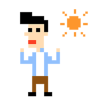 Howard the player (8bit) sticker #15612102