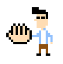 Howard the player (8bit) sticker #15612108
