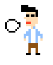 Howard the player (8bit) sticker #15612115