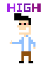Howard the player (8bit) sticker #15612117