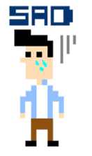 Howard the player (8bit) sticker #15612120