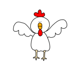 Overweight bird sticker #15612162