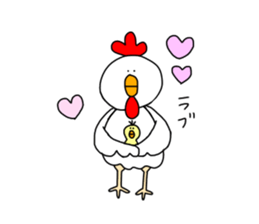 Overweight bird sticker #15612164