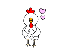 Overweight bird sticker #15612166