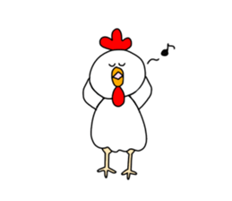 Overweight bird sticker #15612167