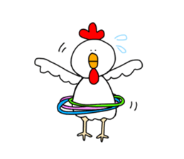 Overweight bird sticker #15612176