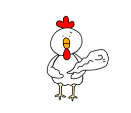 Overweight bird sticker #15612178