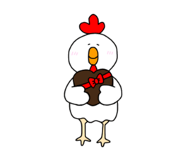 Overweight bird sticker #15612181