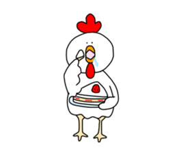 Overweight bird sticker #15612183