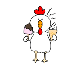 Overweight bird sticker #15612187