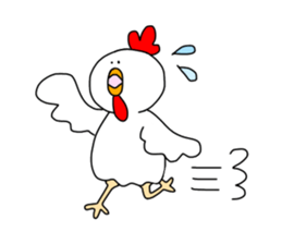 Overweight bird sticker #15612192