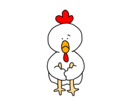 Overweight bird sticker #15612193