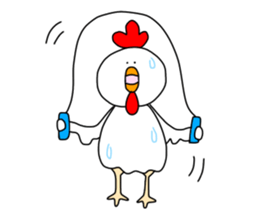 Overweight bird sticker #15612195