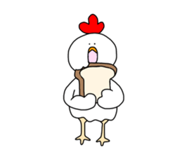 Overweight bird sticker #15612200