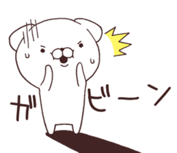 Daily Lives of cute white dog part3! sticker #15612410