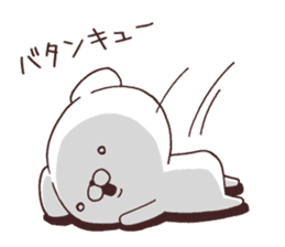 Daily Lives of cute white dog part3! sticker #15612412
