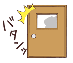 Daily Lives of cute white dog part3! sticker #15612419