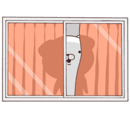 Daily Lives of cute white dog part3! sticker #15612421