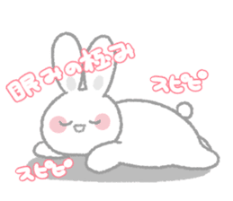 Fluffy rabbit sticker! sticker #15612667