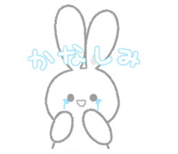 Fluffy rabbit sticker! sticker #15612680