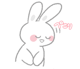 Fluffy rabbit sticker! sticker #15612684