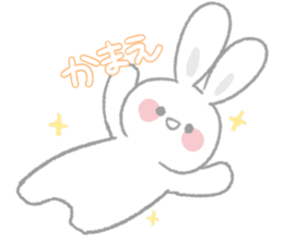 Fluffy rabbit sticker! sticker #15612686